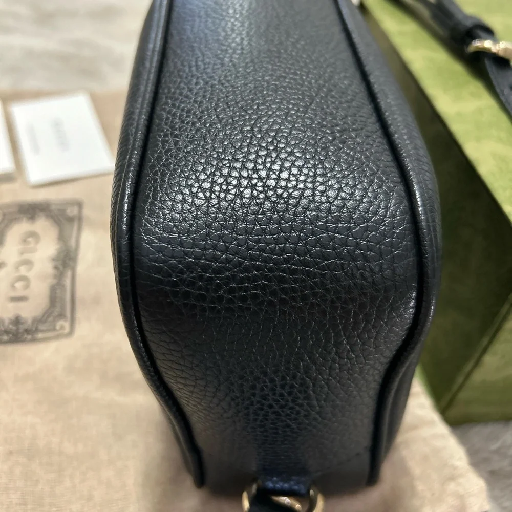 GUCCI Black SoHo Disco Crossbody Bag - Picture 6 of 12